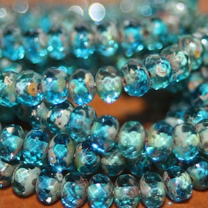 Czech Glass Beads, 5x3mm Rondelle, 30 Beads