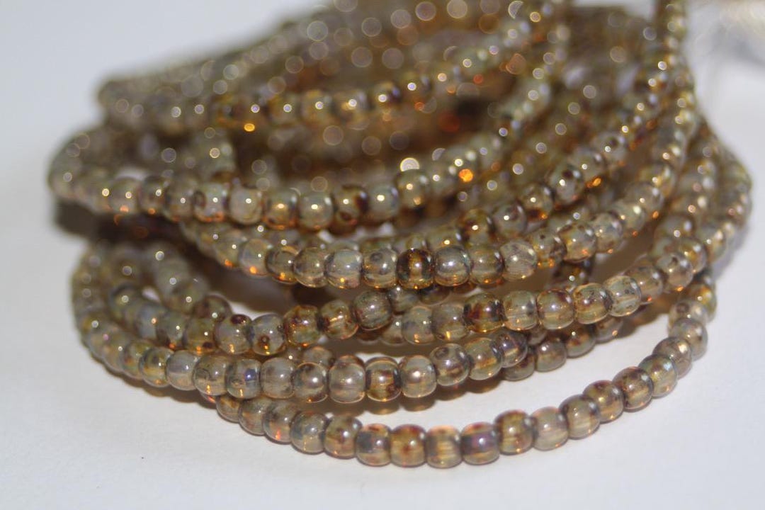 Perle di vetro ceco lucidate a fuoco, rotonde, 3 mm