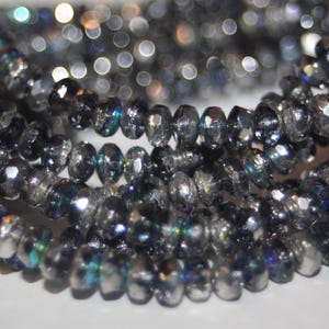 Czech Glass Beads, 3x2mm Rondelle, 50 Beads
