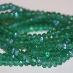 Czech Glass Beads, 3x2mm Rondelle, 50 Beads