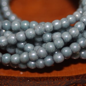 Czech Glass Beads, 3mm Round Druks, 50 Beads