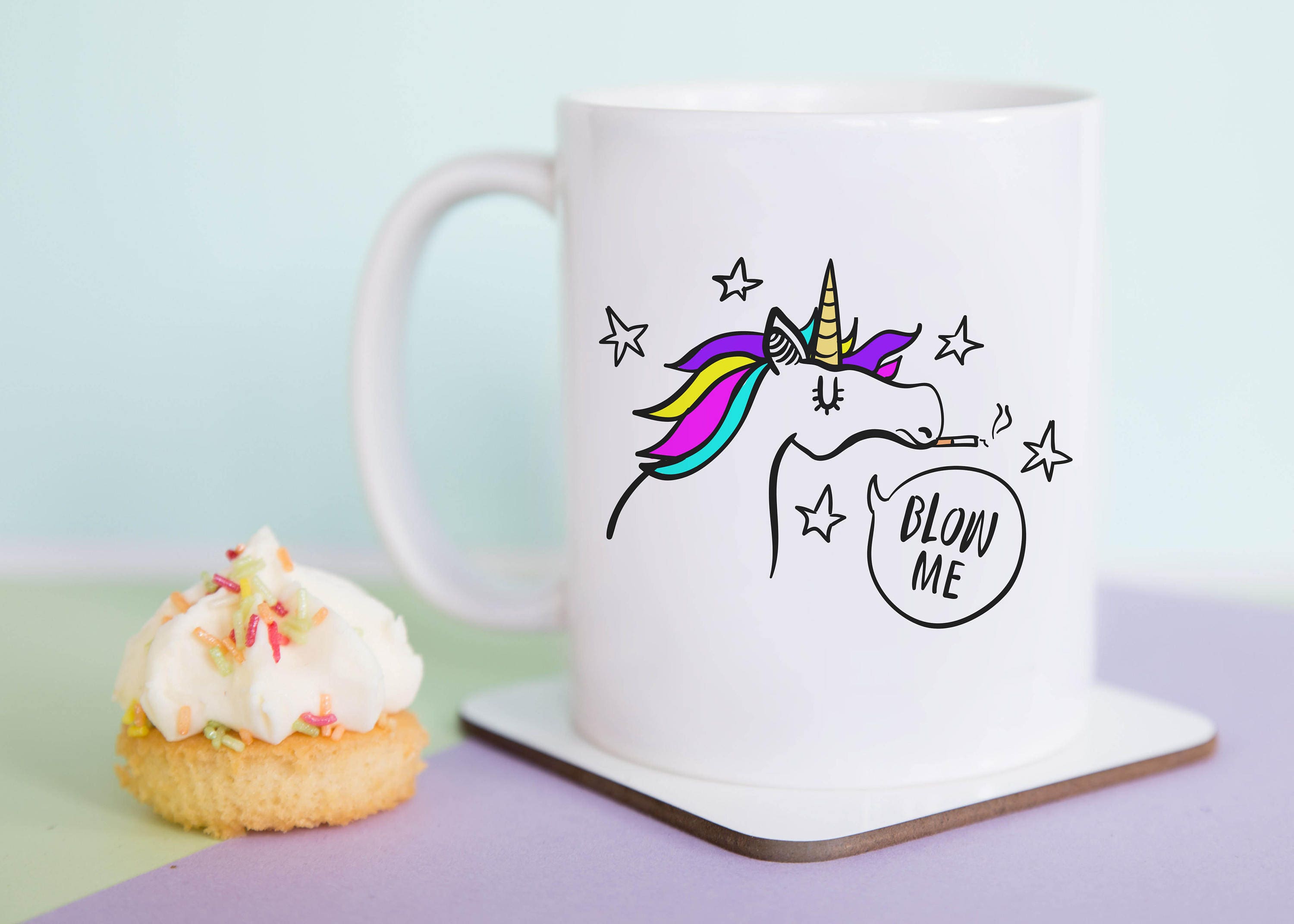 Unicorn Coffee Mug Funny mug Unique Quirky Gift Funny Mug Etsy