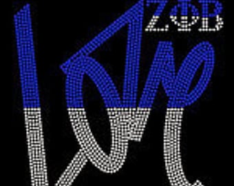 Zeta Phi Beta Rhinestone T-Shirts