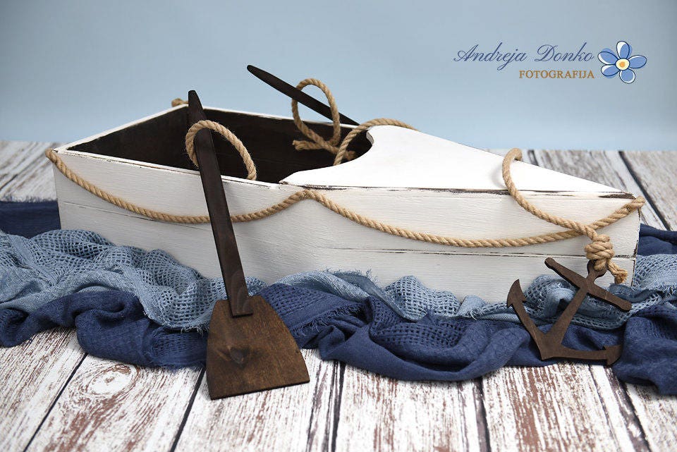 Newborn and baby sitter Boat Prop Newborn Prop Photography 