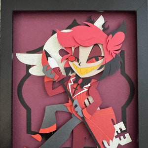 Alastor - Hazbin Hotel - 8x10 Shadowbox
