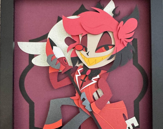 Alastor - Hazbin Hotel - 8x10 Shadowbox