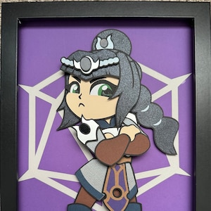 Shadowheart - Baldur&#39;s Gate - 8x10 Shadowbox