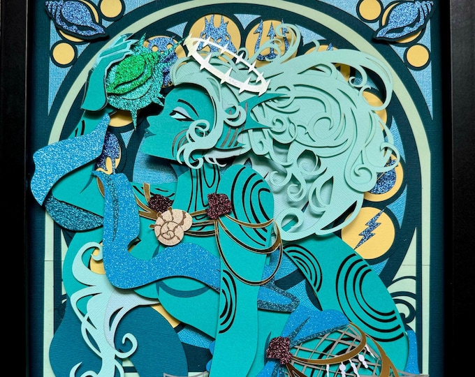Amphitrite Art Nouveau 11x14