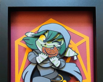 Nott - Mighty Nein - 8x10 Shadowbox