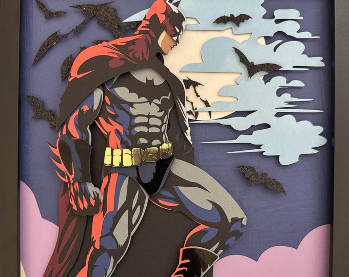 Batman 11x14 Shadowbox