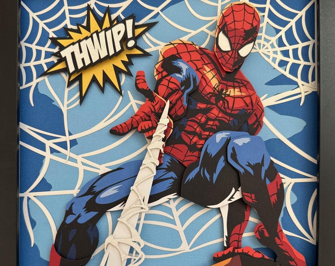Spider-Man 11x14 Shadowbox