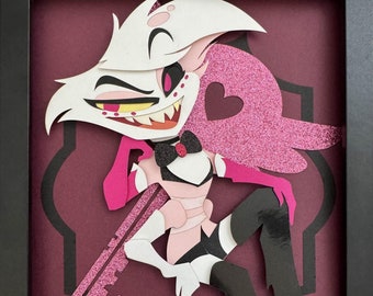 Angel Dust - Hazbin Hotel - 8x10 Shadowbox