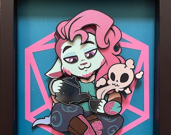 Caduceus - Mighty Nein - 8x10 Shadowbox