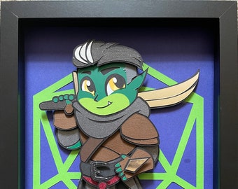 Fjord - Mighty Nein - 8x10 Shadowbox