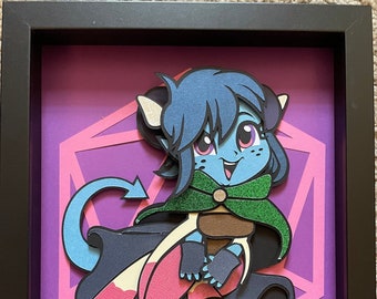 Jester - Mighty Nein - 8x10 Shadowbox