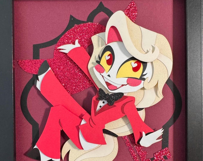 Charlie - Hazbin Hotel - 8x10 Shadowbox