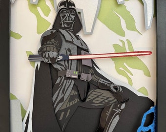 Darth Vader 11x14 Shadowbox