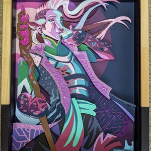 Caduceus Clay - Mighty Nein - 11x14 Shadow Box