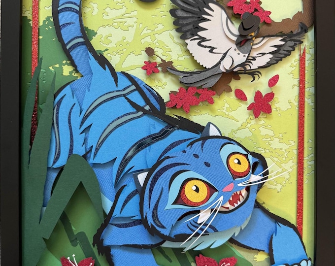 Derpy Tiger and Sussy Magpie 11x14