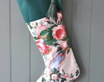 Rosebank Glazed Chintz Christmas Stocking