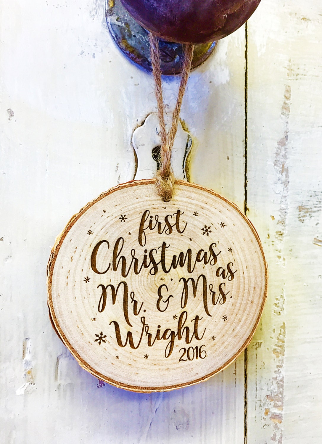 First Christmas as Mr and Mrs Christmas Gifts Our First | Etsy