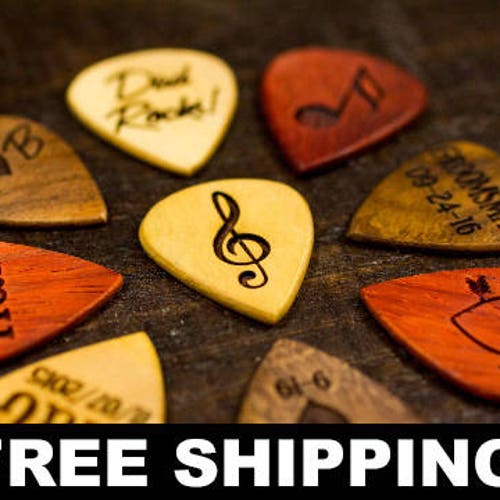 Free Shipping Personalized Guitar Picks Custom Guitar Pick Etsy Canada