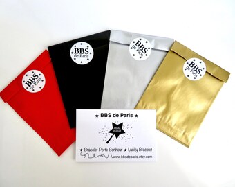 Bracelet cordon VIOLET Bijou de protection porte bonheur - Main Image