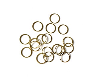 Rings Brass circles to make your own jewelry Bracelets Necklaces Sold in batches DIY for jewelry
