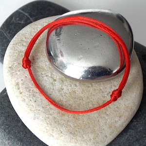 Slip knots KABBALAH bracelet RED Blue silver black or pink Satin cord Timeless lucky jewelry Fashion