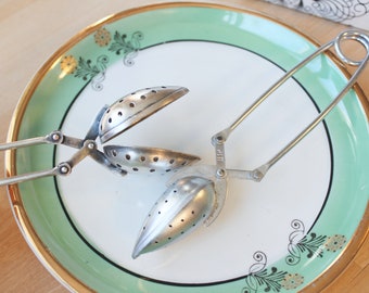 TEA STRAINER Vintage/ Metal Tea Strainer/ Russian Vintage Kitchen Gadgets/ Ussr
