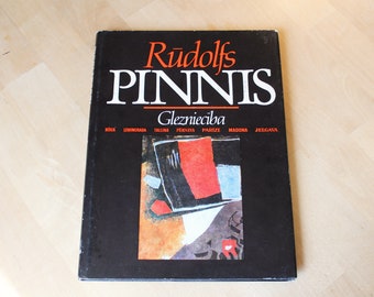 PINNIS_ ART BOOK Vintage/ Rūdolfs Pinnis , Painting/ Latvian Vintage Art Book/ Latvia