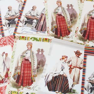 Latvian National Costume - Etsy