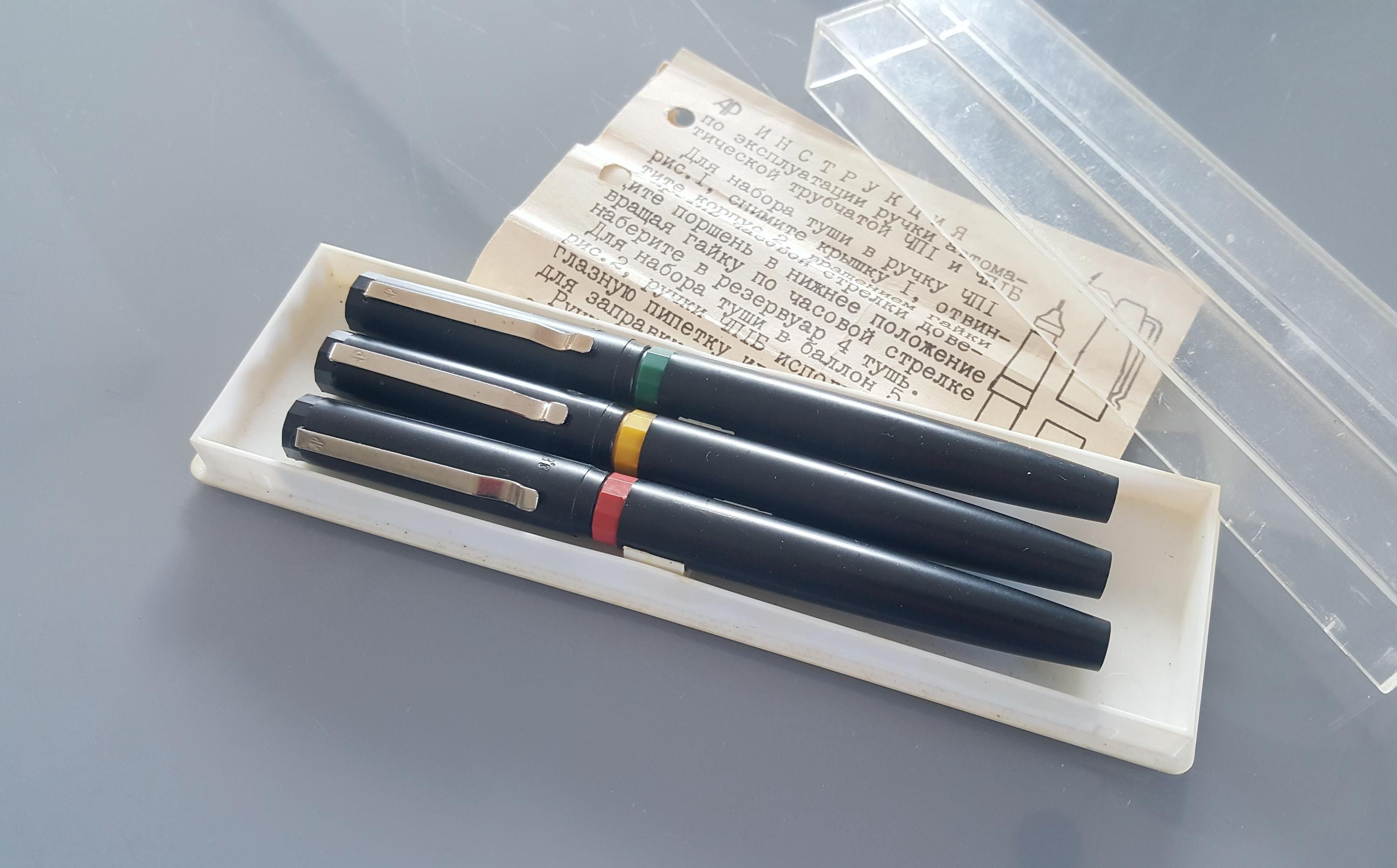 Союз　シャープペンシル　万年筆　2本セット　ソ連　ソユーズ　ロシア Союз シャープペンシル 万年筆 2本セット ソ連 ソユーズ ロシア