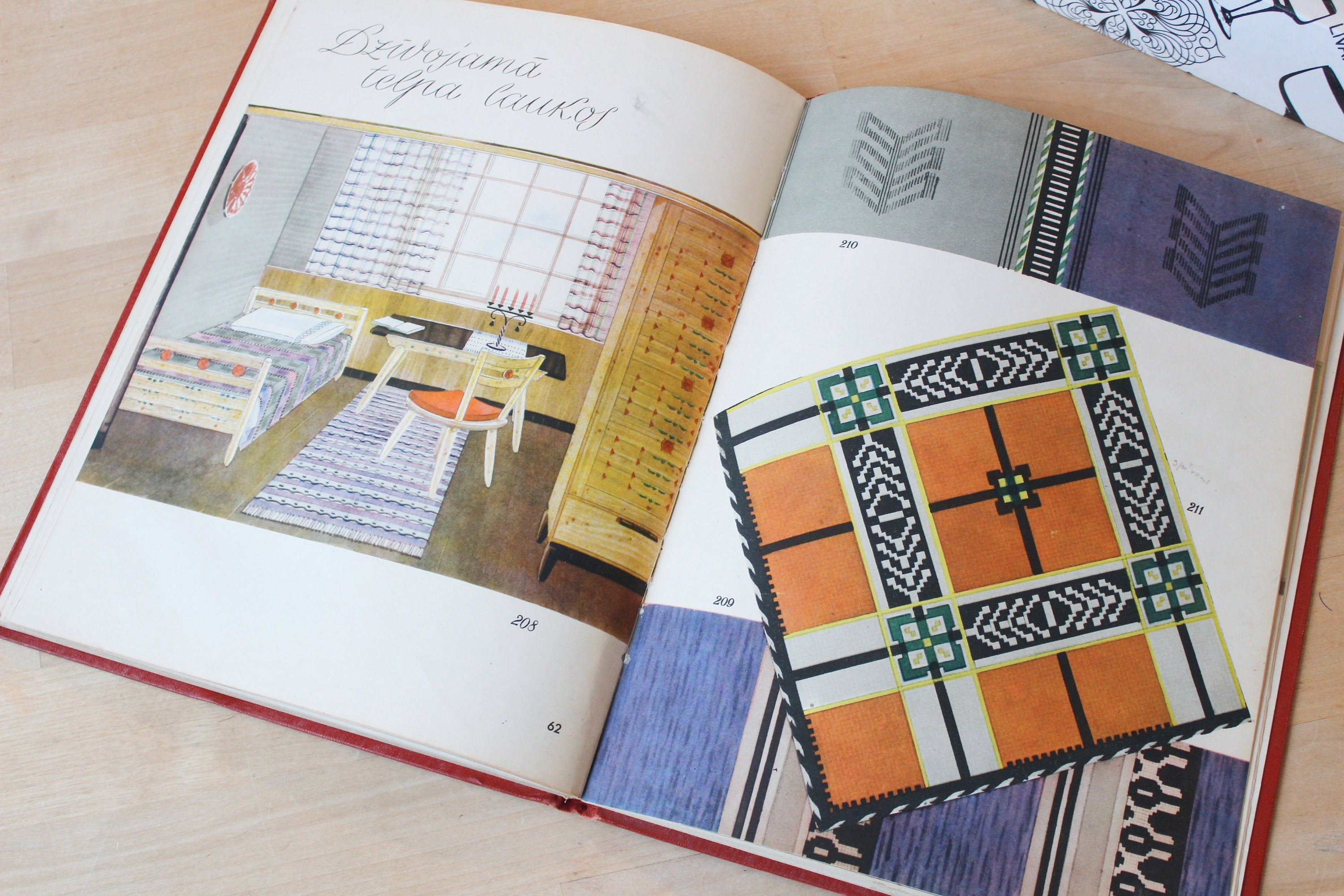 1958_ROKDARBI_ Book Vintage/ Latvian Handicrafts, Interior Design