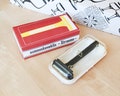 SALE... RAZOR in BOX Vintage\/ Razor in Original Box\/ Vintage Shaving Accessory\/ Factory Straume, Latvia, 1986 product logo