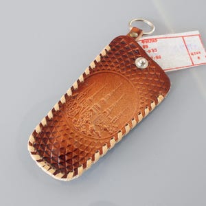 PORTE-CLÉS EN CUIR Letton vintage/Étui en cuir pour clés/Accessoire en cuir vintage/Lettonie