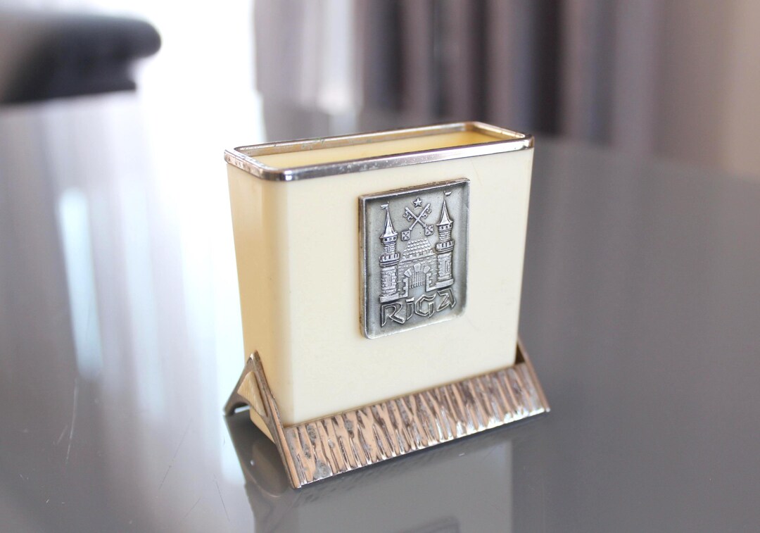 RIGA_PLASTIC BOX Vintage/ Small Plastic Box for Business Cards With ...