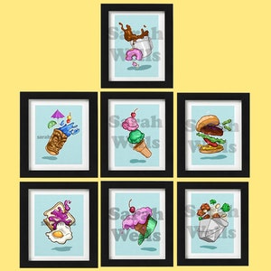 Food Art Series Set of 7