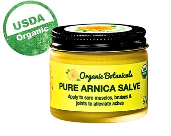 Pure Arnica Salve, Organic 2 oz or 4 oz