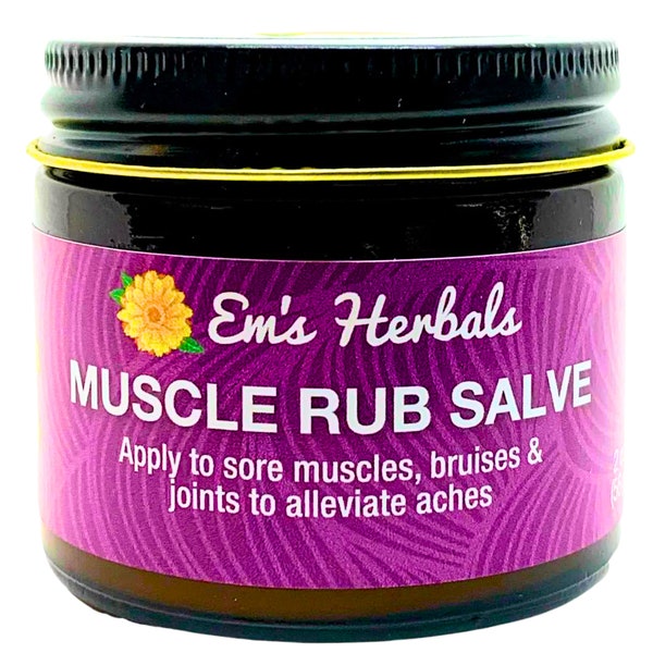 Muscle Rub Salve, 2 oz or 4 oz