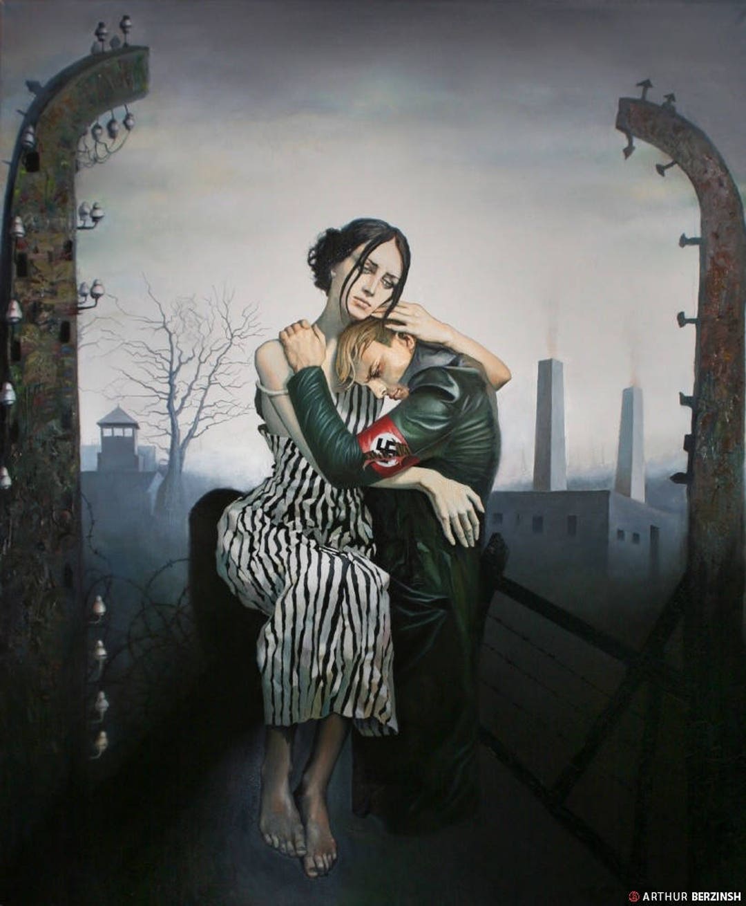 アーサー・ベルジンシュの油絵「Blind Alley」の版画 - Etsy 日本