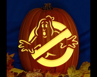 Slimer Pumpkin Stencil Printable