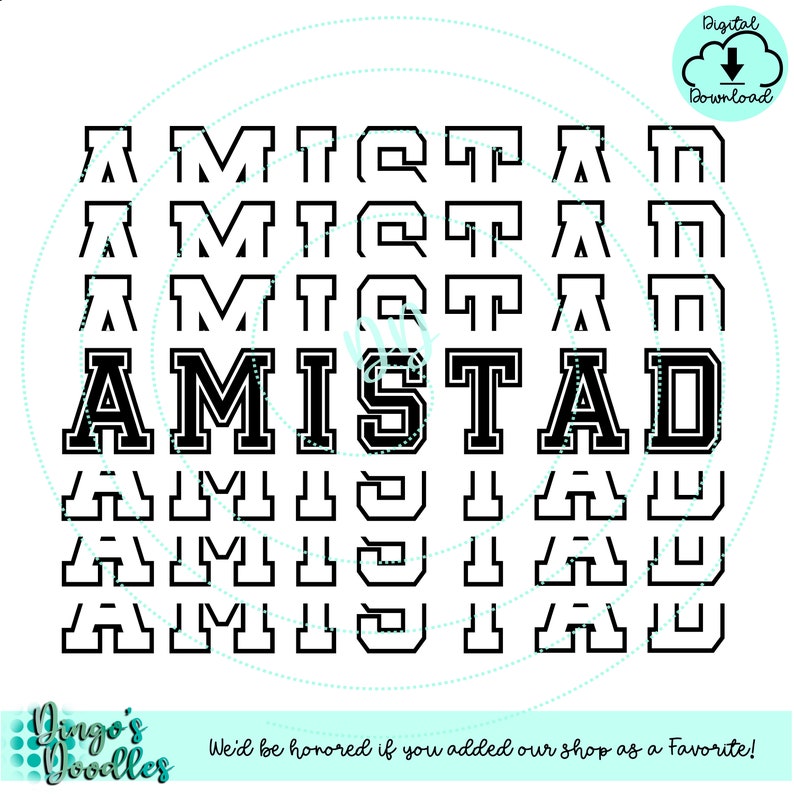 Amistad House Bundle Set SVG PNG Print Sub Cut Files - Etsy