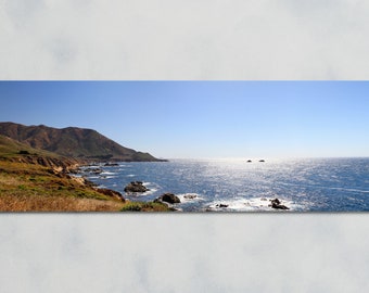 Big Sur, CALIFORNIA Panorama #1 | Picture, Photograph, Digital Download, Scenery, Home, Office, Decor, Nature, Landscape, Ocean, Coast