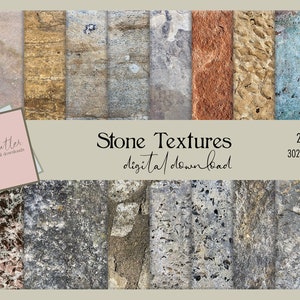 Stone Textures | Digital Paper, Collage, Texture, Overlay, Background, Stone, Photo Filter, Nature, Journal, Blend Mode