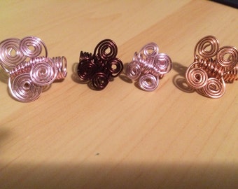 butterfly loc & braid hair jewelry