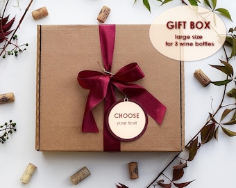 large christmas cardboard box wine box for 3 bottleschristmas gift box birthday presents wine boxthank you wine boxthank you box - Large Christmas Gift Boxes large christmas cardboard box wine box for 3 bottleschristmas gift box birthday presents wine boxthank you wine boxthank you box - Large Christmas Gift Boxes