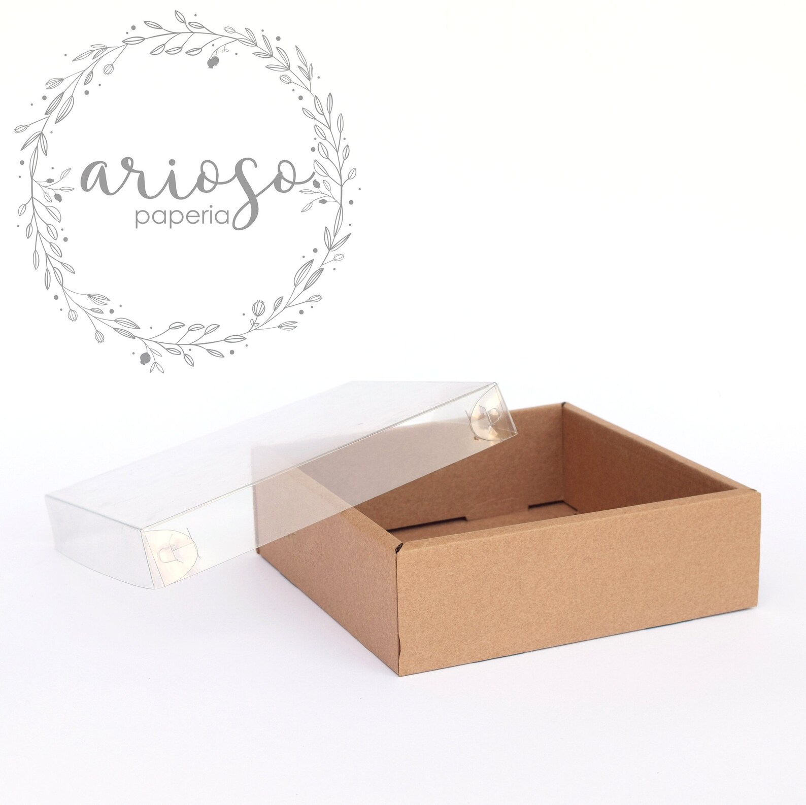 Gift Boxes Empty Box With Transparent Lid Gift Packaging Idea Etsy
