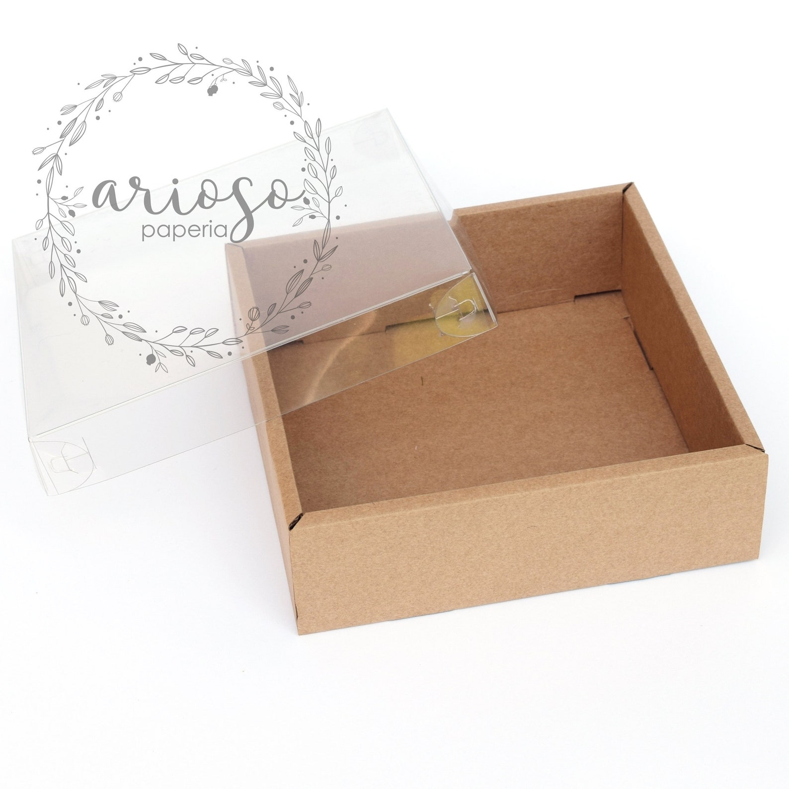 Gift Boxes Empty Box With Transparent Lid Gift Packaging Idea Etsy