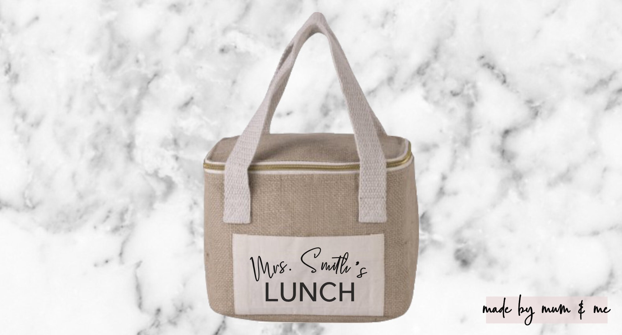 Personalised Lunch Bag Insulated Teacher's Lunch Bag Etsy